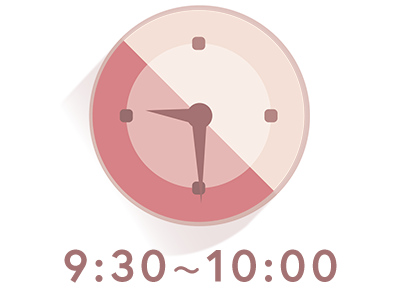 イラスト：9:30～10:00