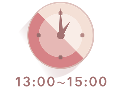 イラスト：13:00～15:00