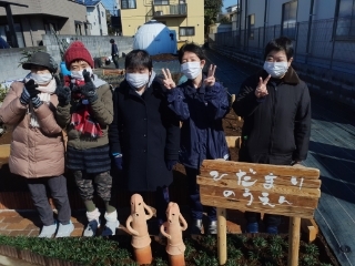 写真：避難訓練の様子